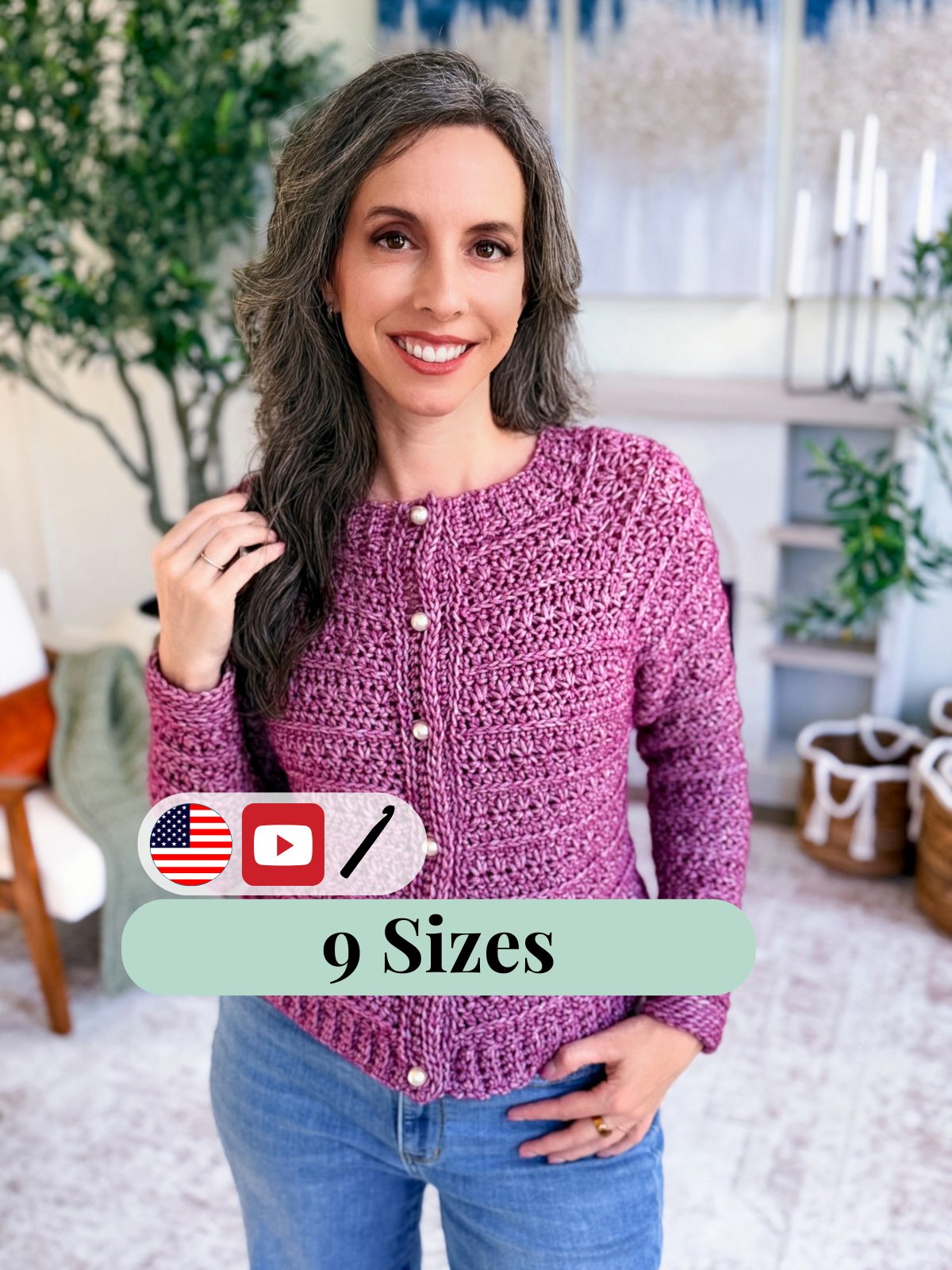 Petal Loop Stitch Crochet Cardigan product image (9)