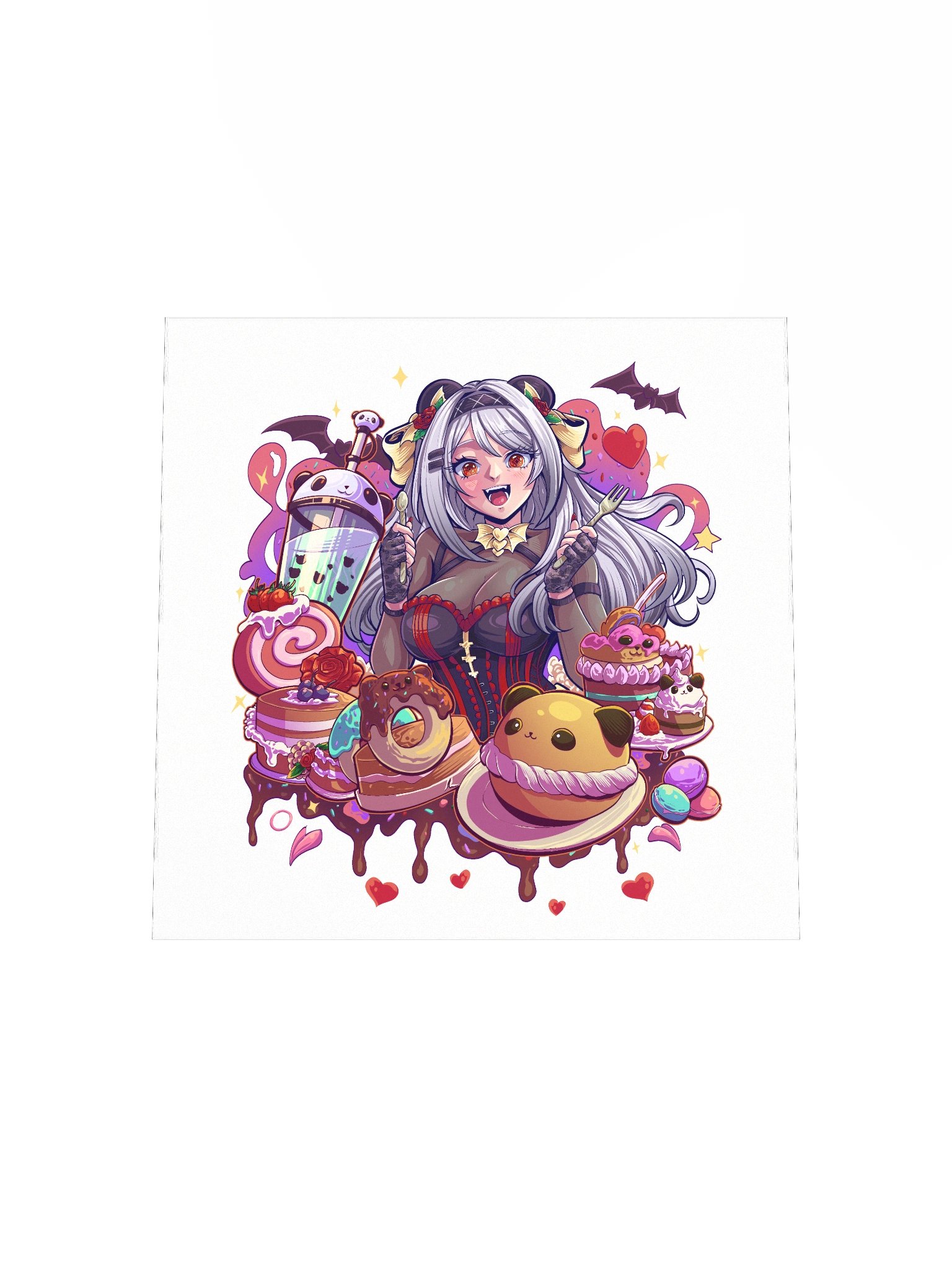 Mochi Snackin' Art Print product image (17)