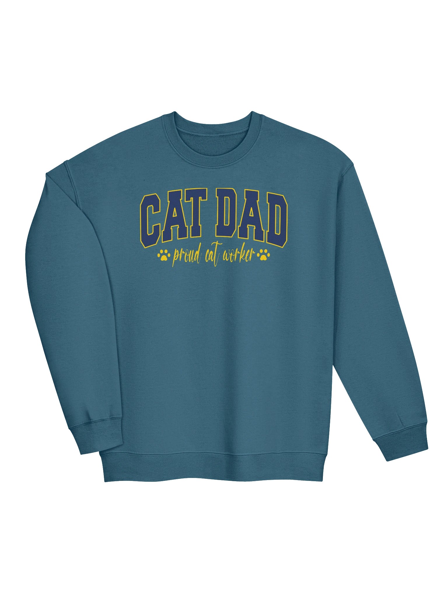 Cat Dad (Proud Cat Worker) - Unisex Adult Sweatshirt product image (3)