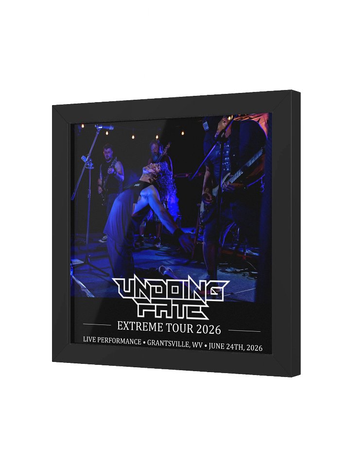 Undoing Fate – Extreme Tour 2026 Framed Live Print product image (6)