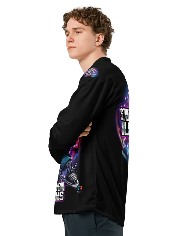 LIMITED EDITION - CNX Core All-over print Unisex Long Sleeve Tee — Streetwear Aliens 002 product image (8)