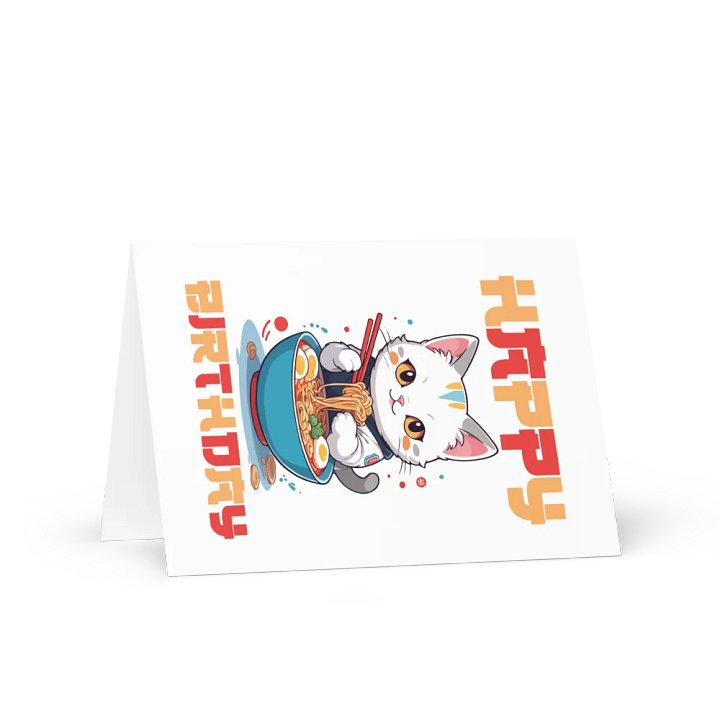 Happy Birthday (Panda Love) Birthday Card 5" x 7" product image (1)
