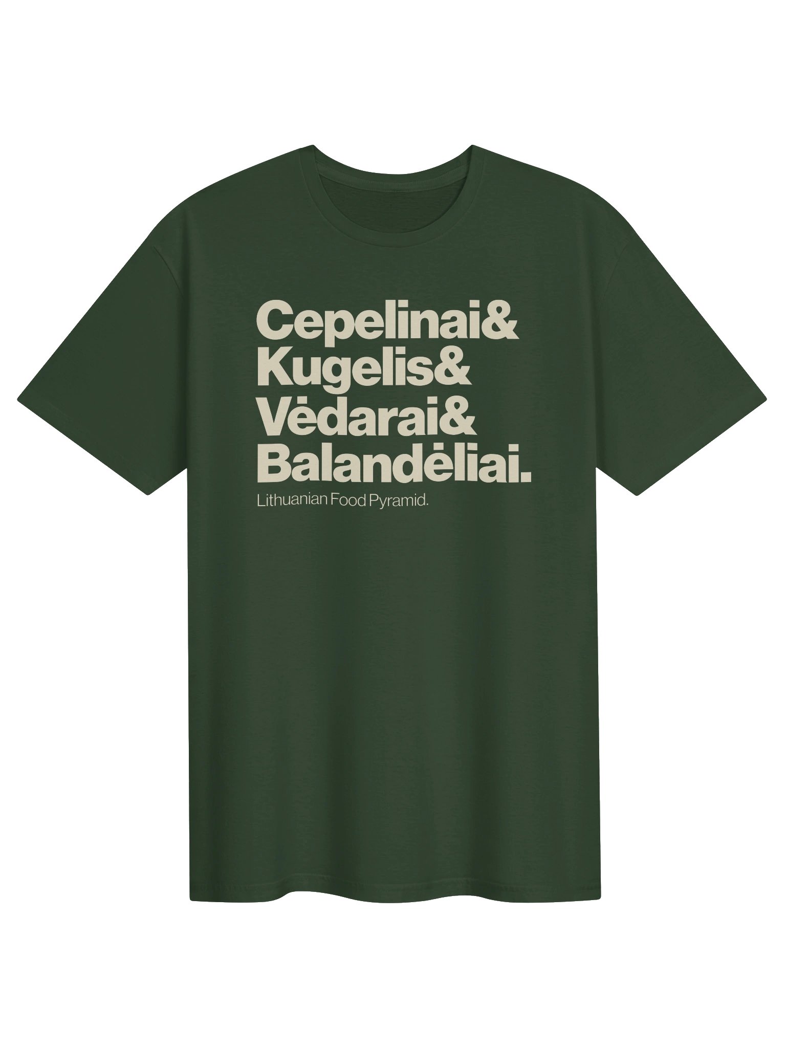 Lithuanian Food Pyramid Tee product image (1)