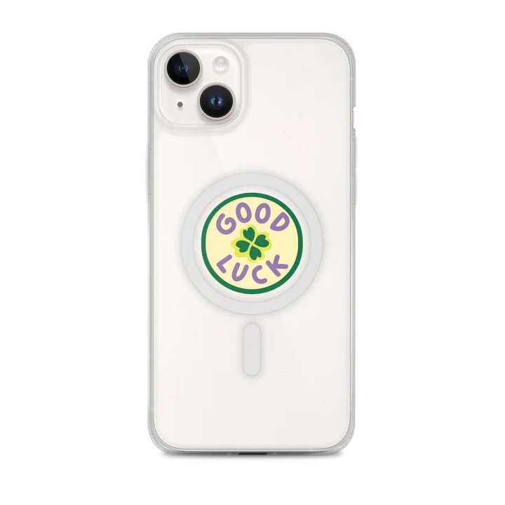 Lucky Clover MagSafe® Clear iPhone® Case product image (1)