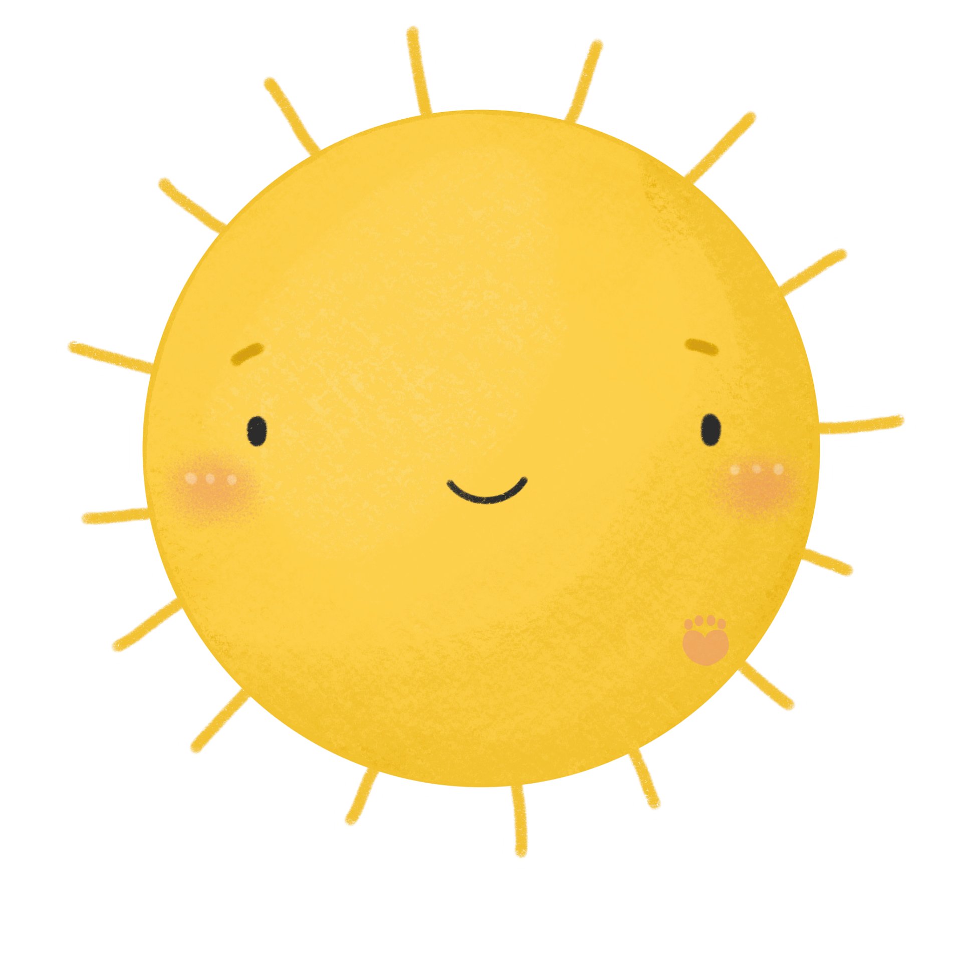 Cheerful Sun Sticker product image (1)