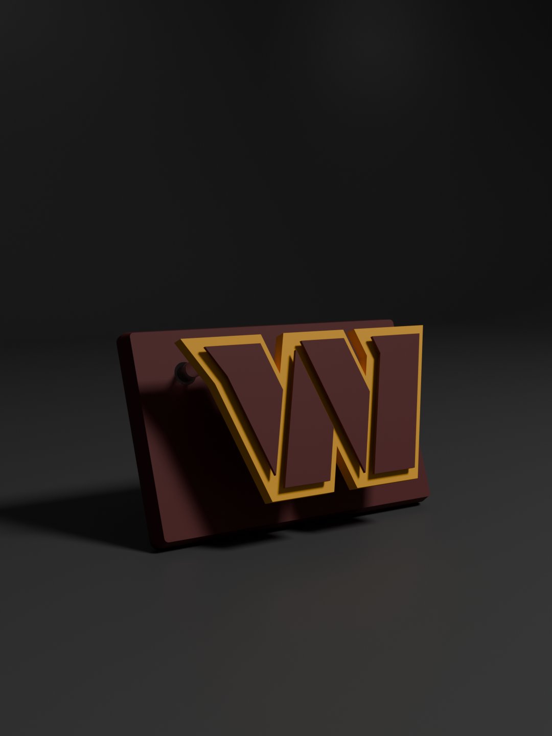 Washington Commanders 3D Printed Floating Logo Sign (Digital File Only) product image (1)