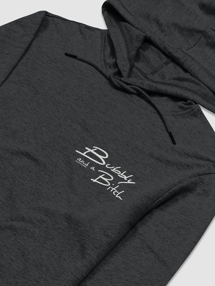 Bubbly and a B*tch (sm. white design) printed lightweight hoodie product image (1)