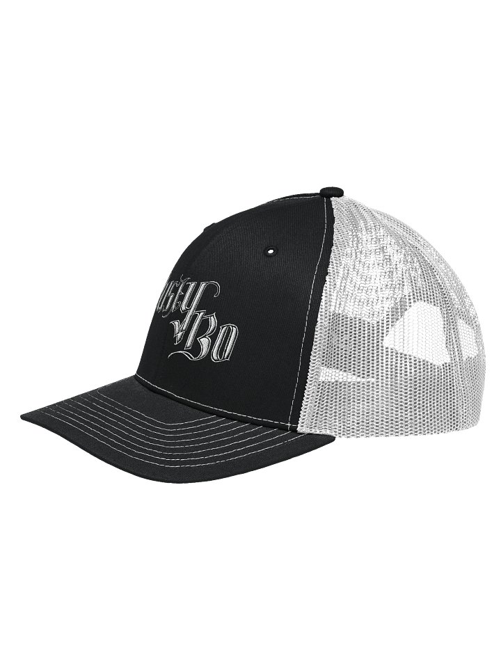 B&W Trucker Hat (Embroidered) product image (2)