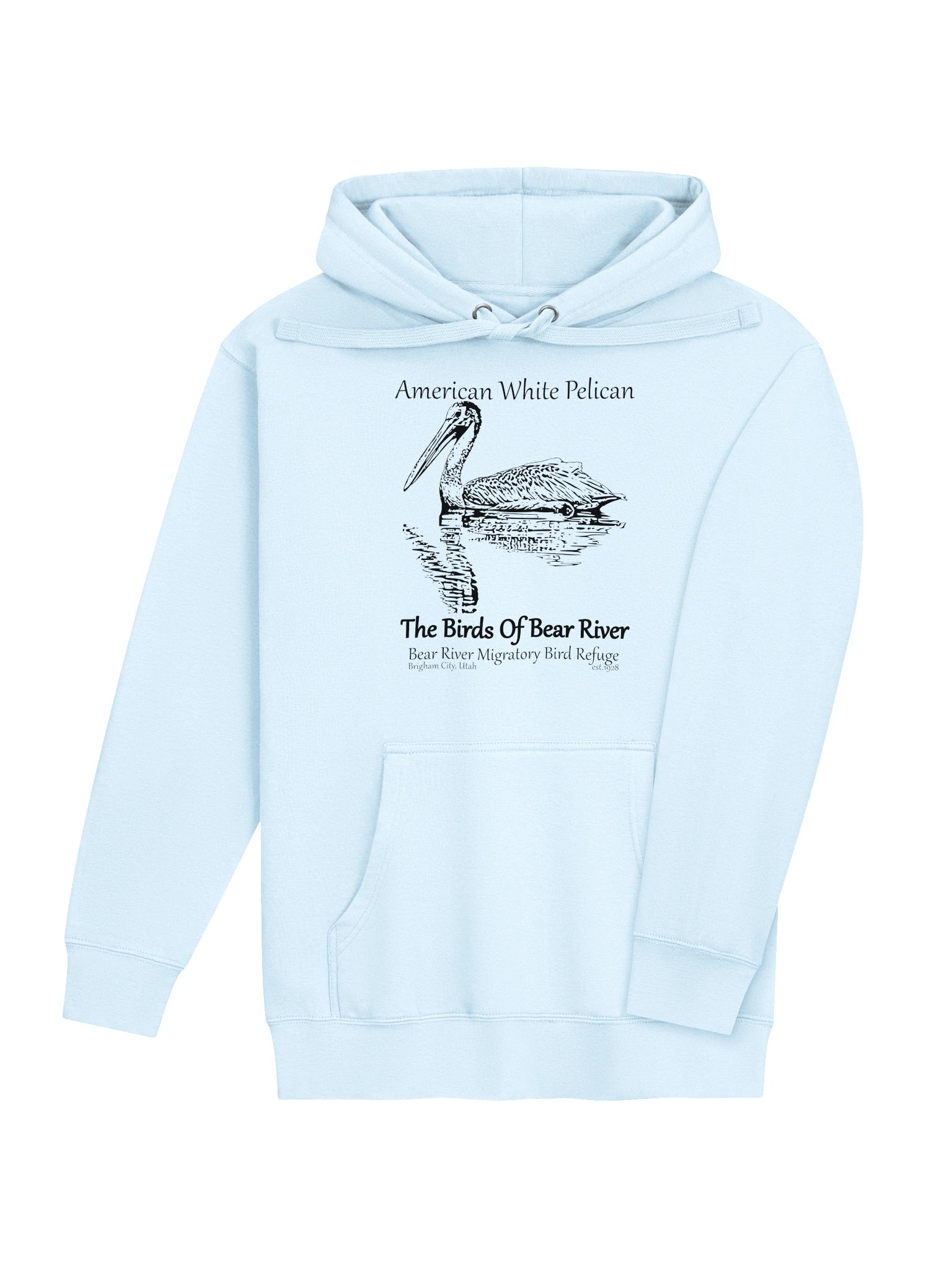Birds of Bear River American White Pelican Unisex Premium Hoodie product image (76)