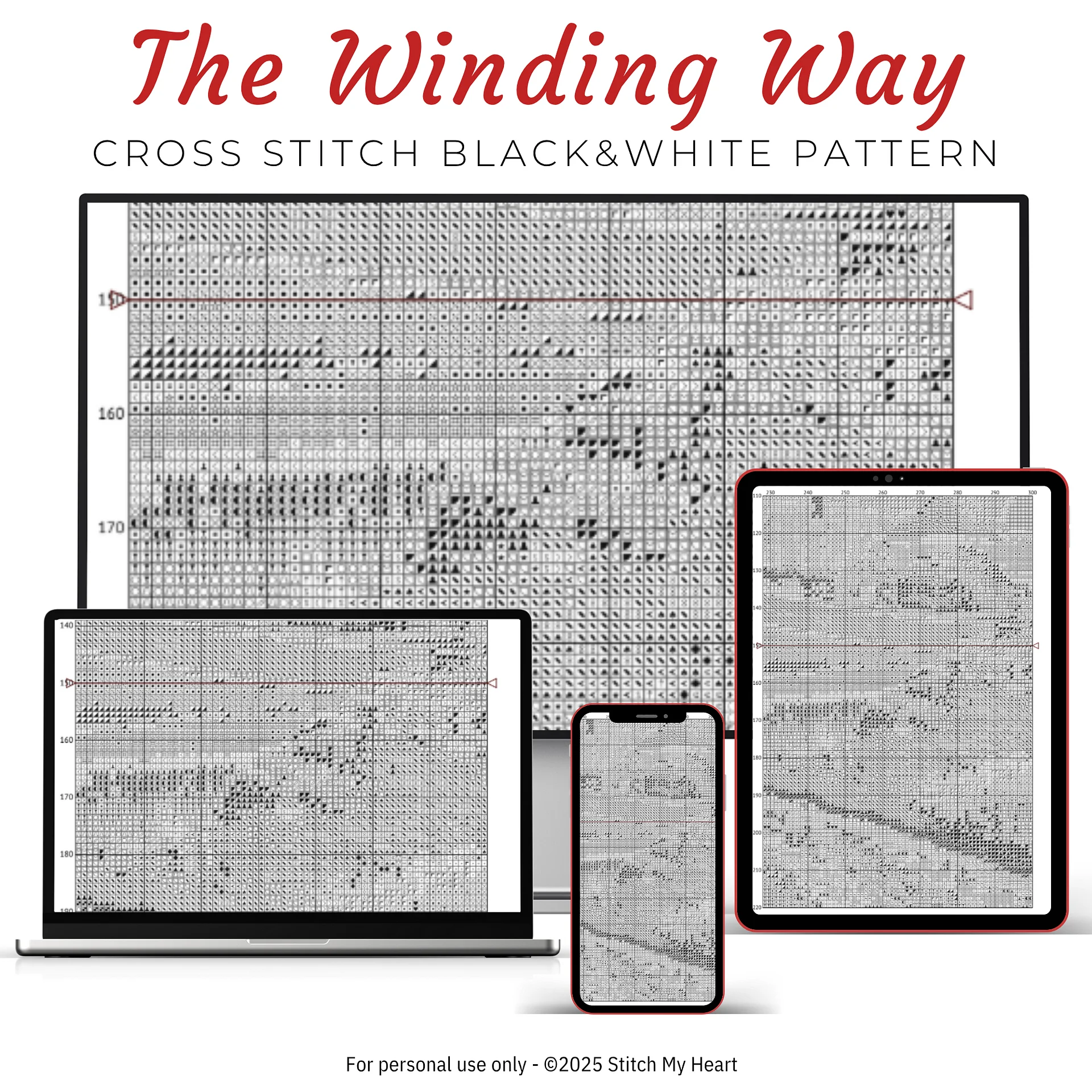 The Winding Way Cross Stitch Pattern product image (4)