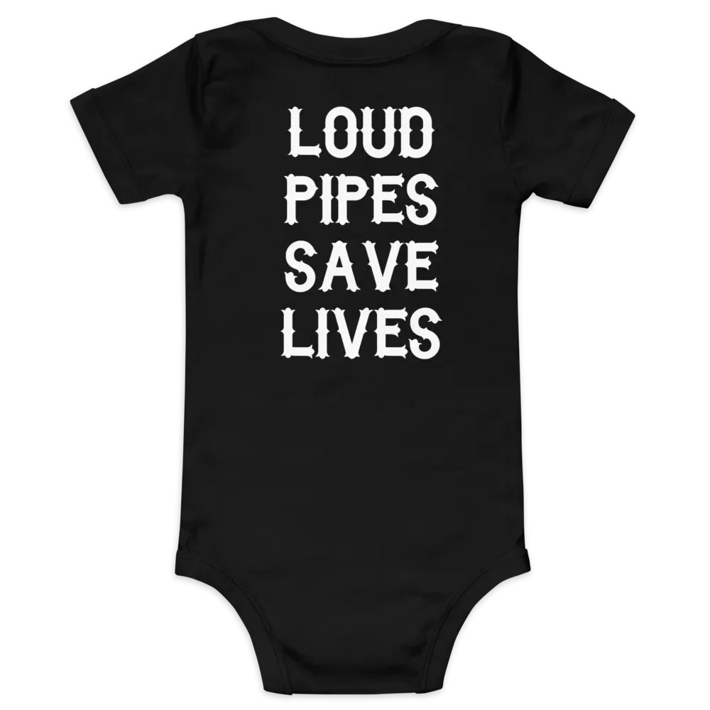Baby Short Sleeve - Loud Pipes Save Lives