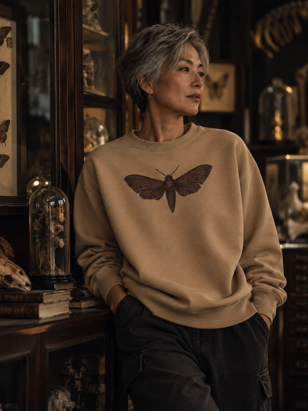 Death's-head Hawkmoth Crewneck product image (1)