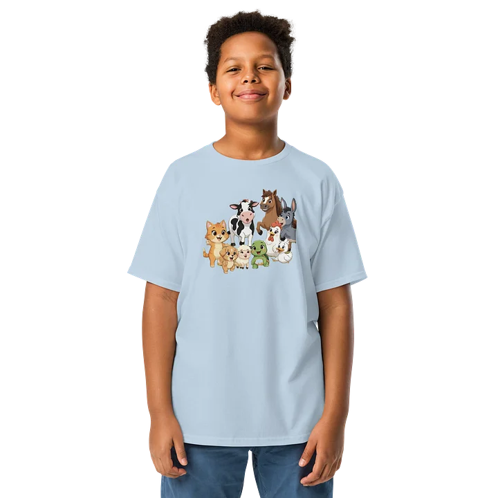 Cute Farm Friends Youth Tee product image (1)