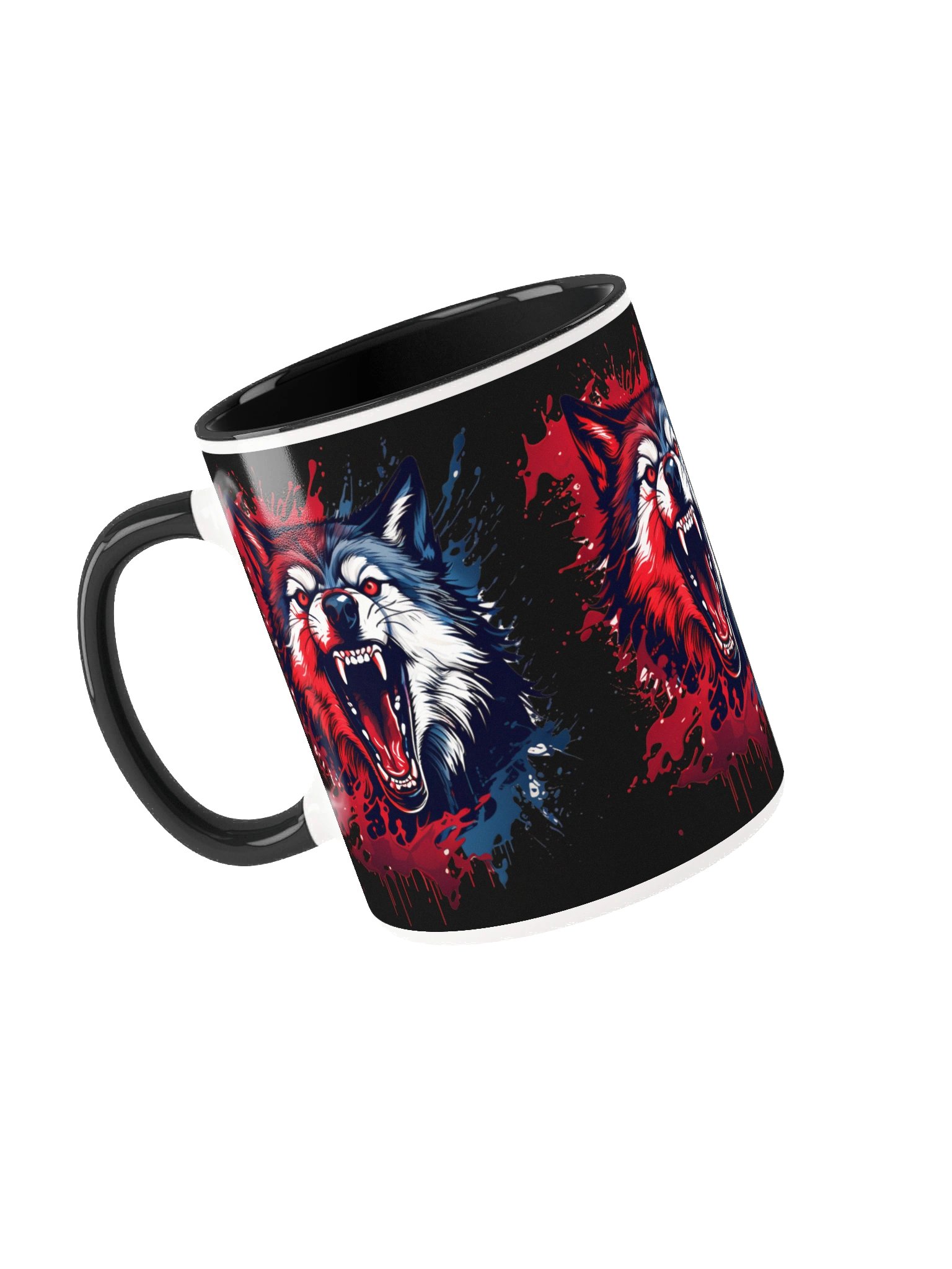 Vibrant Wolf Ceramic Mug product image (16)