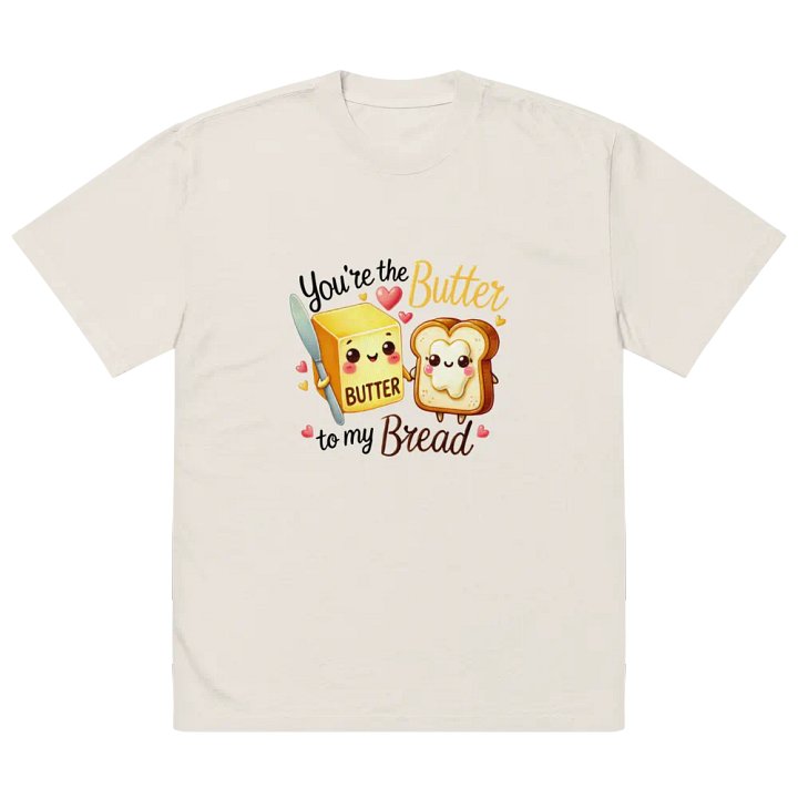Butter to my Bread - Word Pun Oversized Tee product image (2)