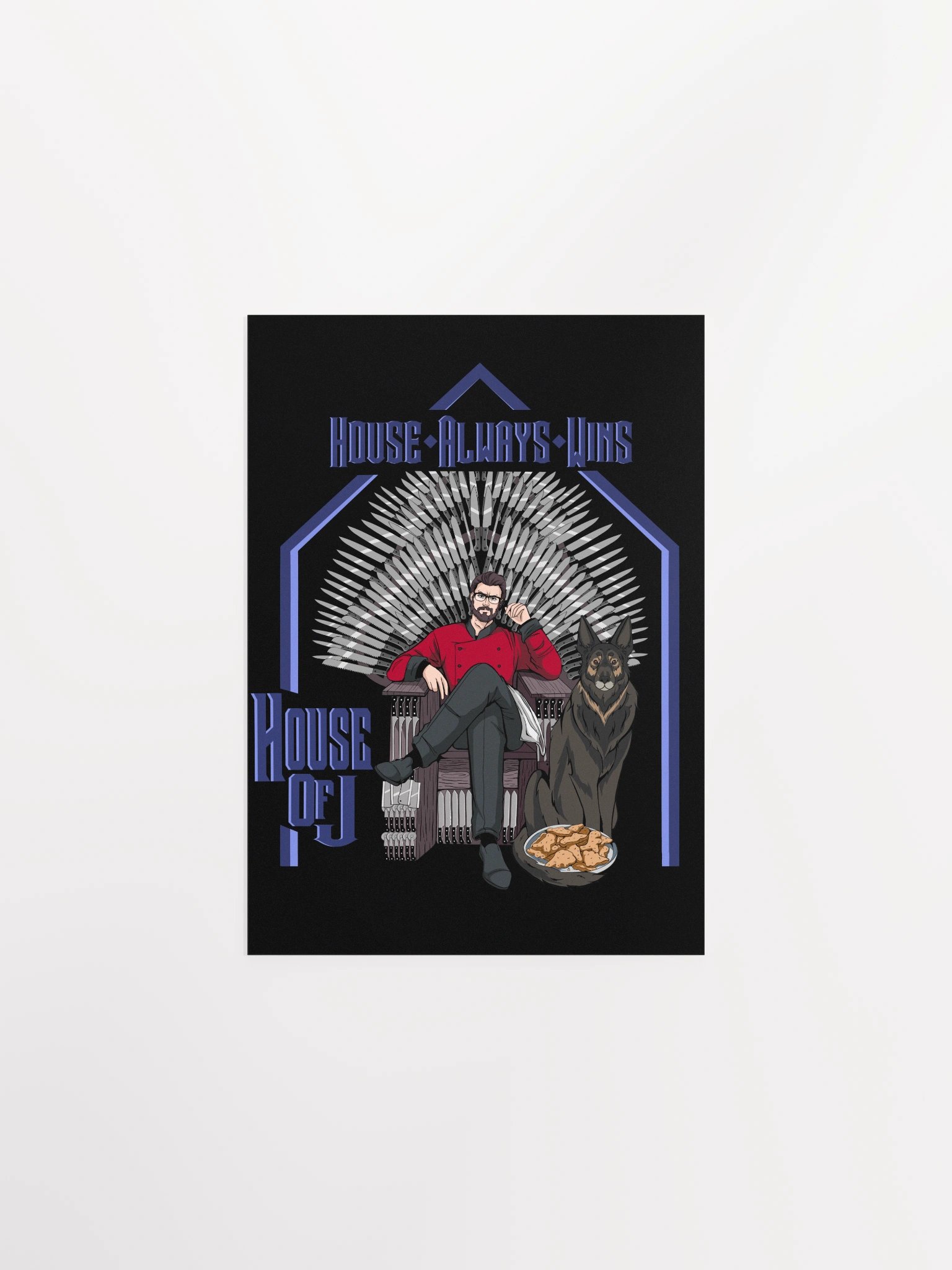 "House Always Wins" Poster (Dark) product image (2)