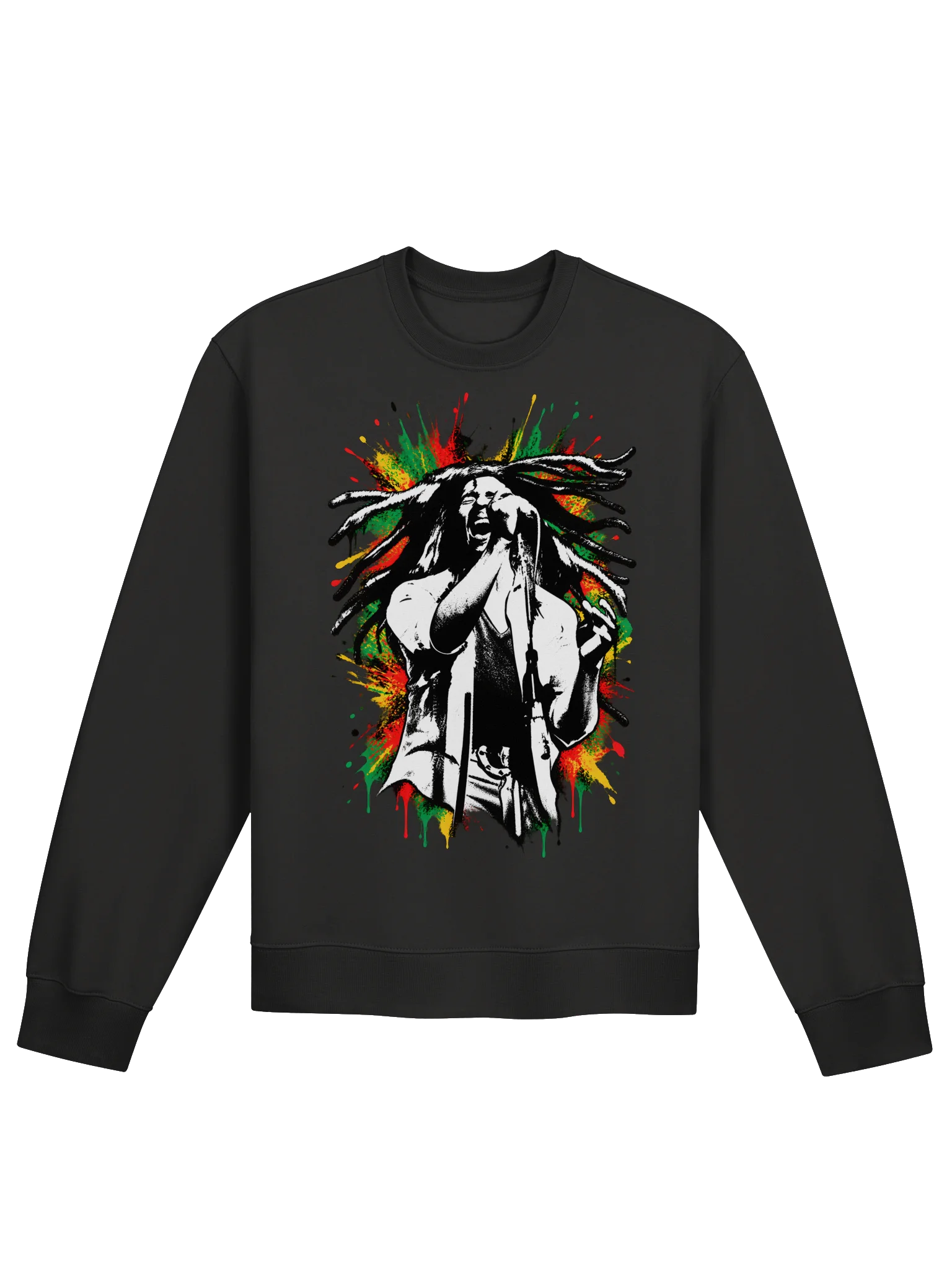 Rasta Mic Splash Oversized Sweatshirt product image (2)