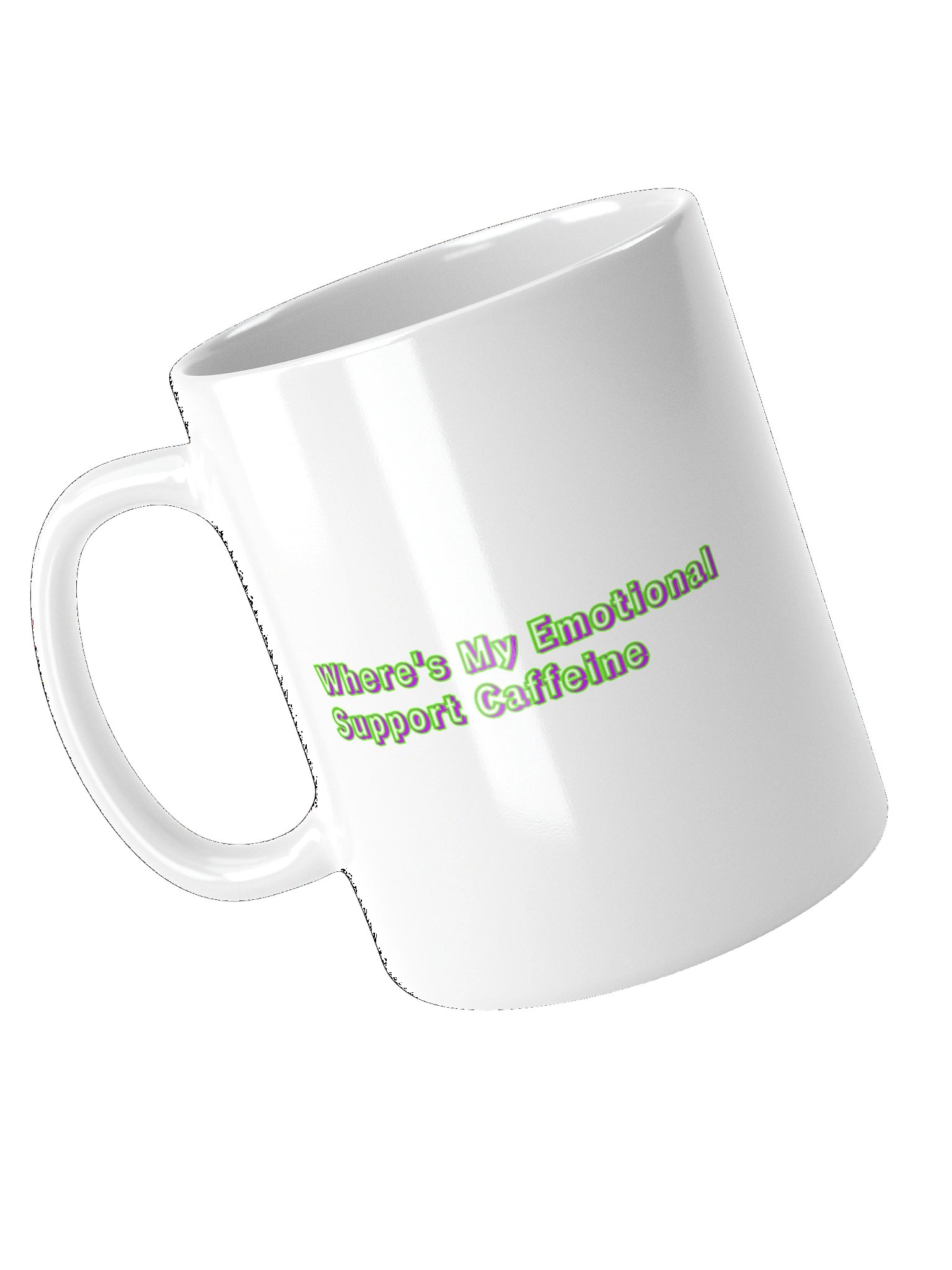 Where's My Emotional Support Caffeine Coffee Mug product image (4)