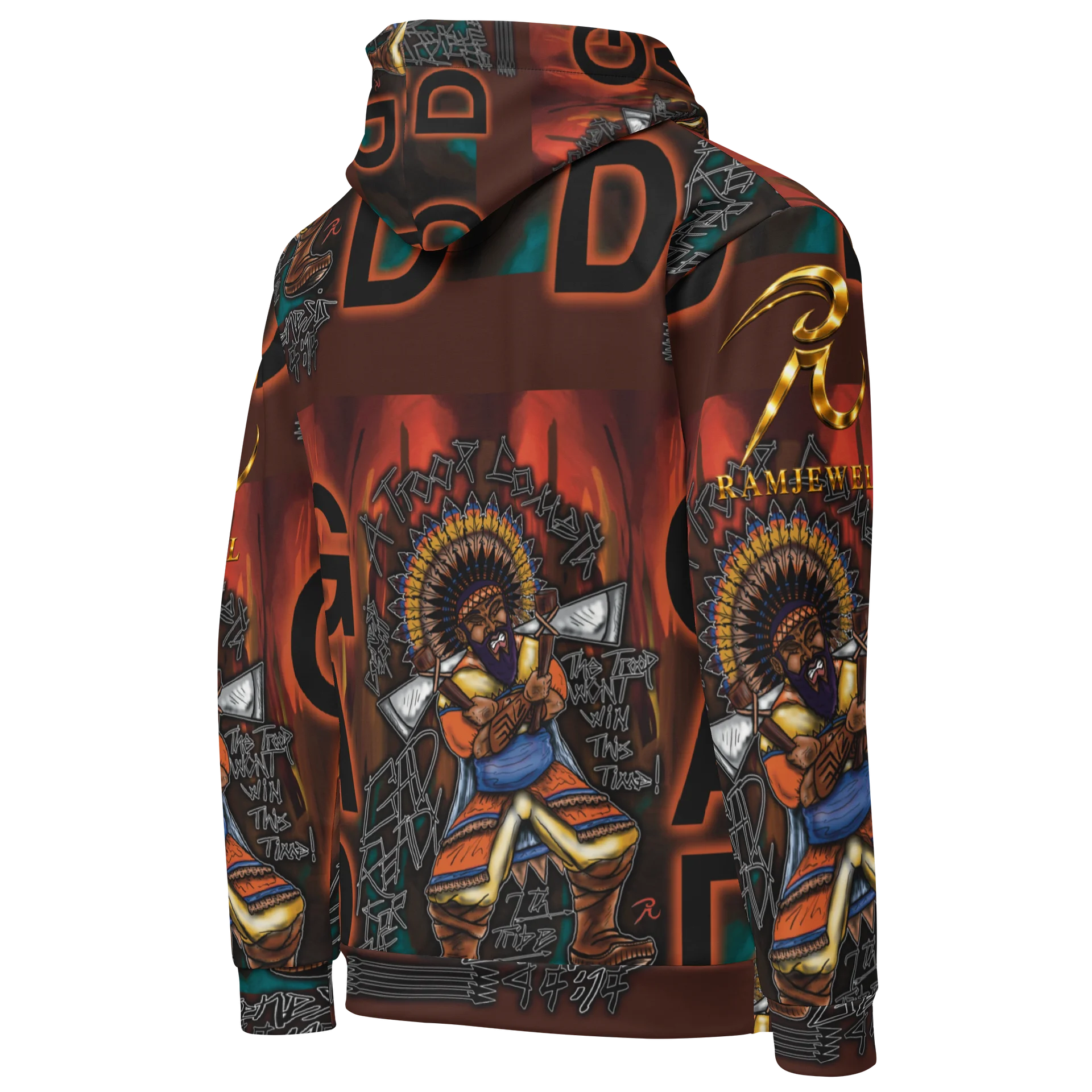 Gad Flame All-Over Hoodie product image (5)