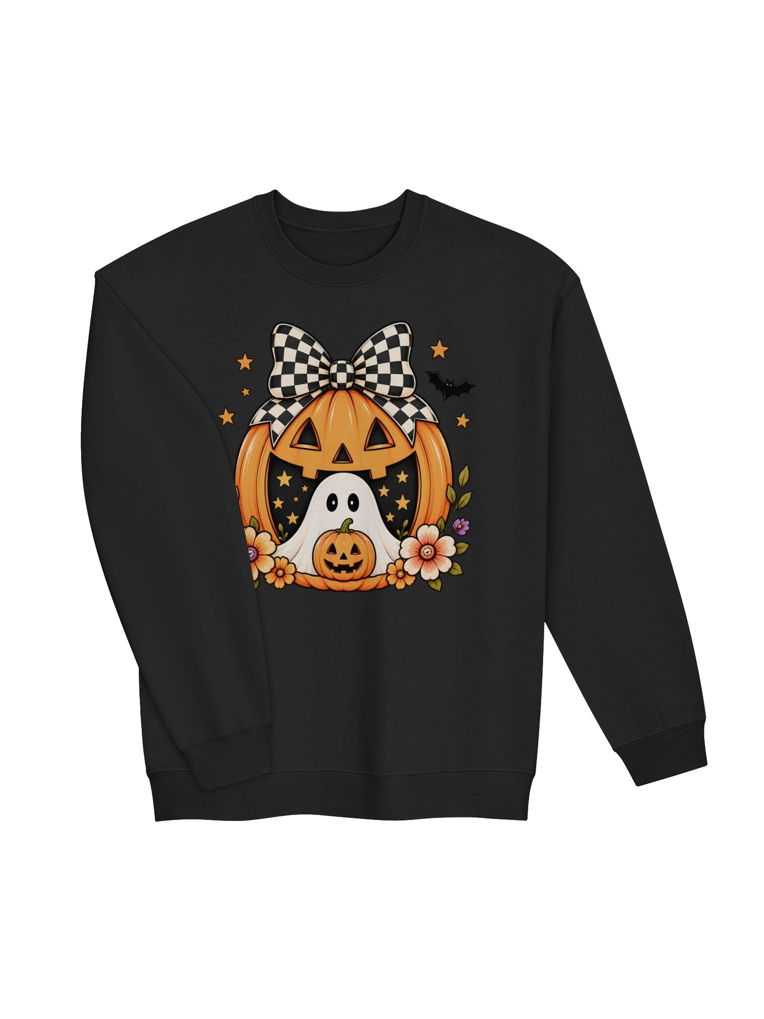 Pumpkin Bow Seasonal Sweatshirt product image (19)