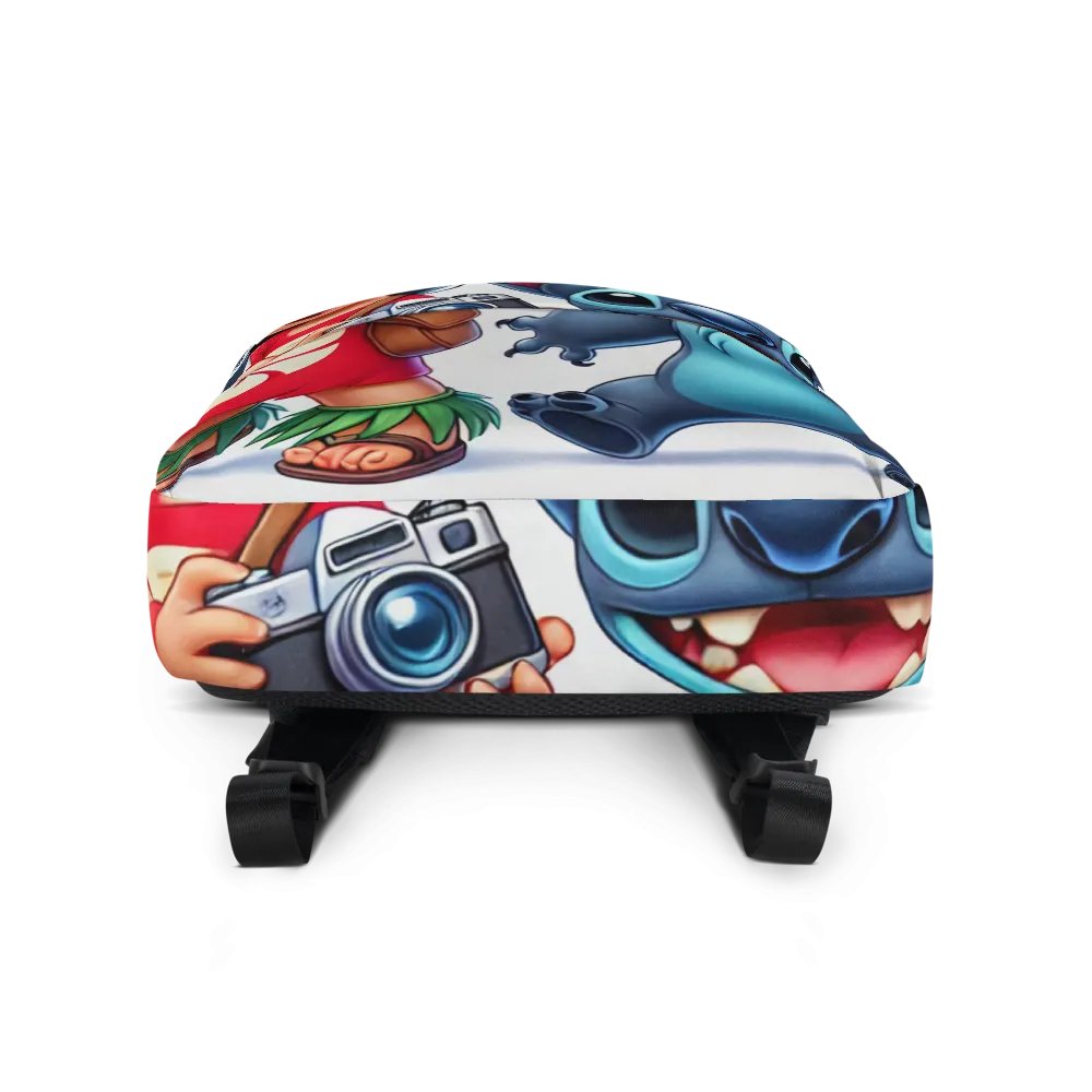 Lilo and Stitch All-Over Print Backpack 2 zipper product image (2)