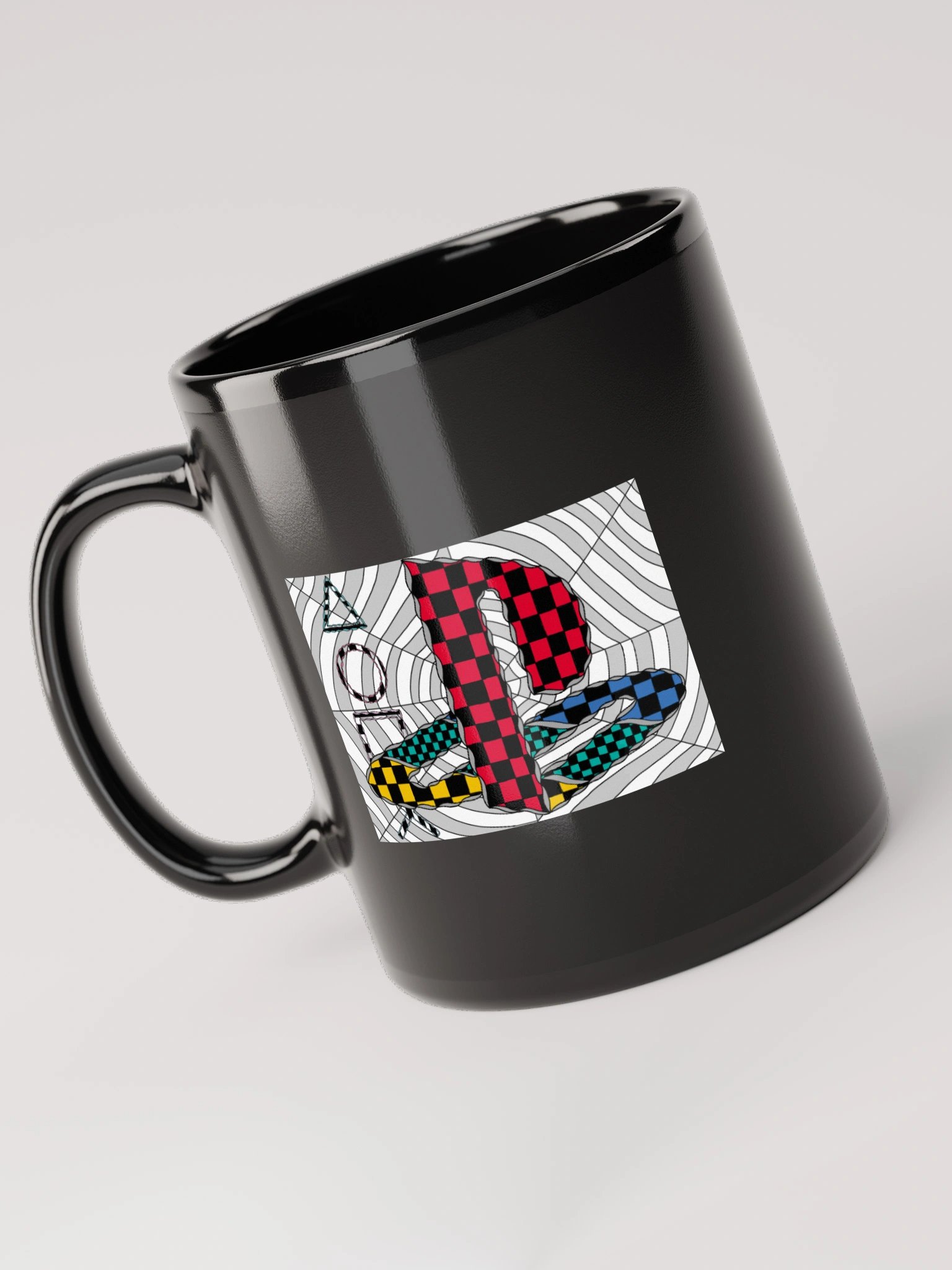 Black Glossy Mug (PlayStation v2) product image (5)