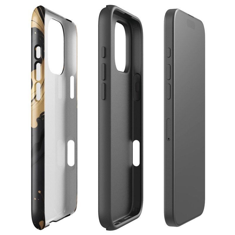 Tough Case for iPhone® – Mystic Gold Flow product image (92)