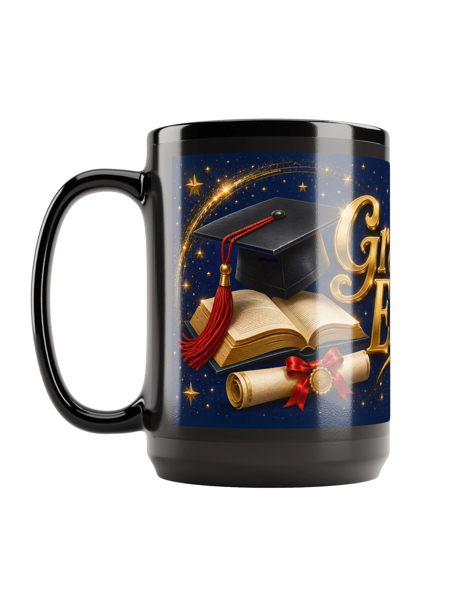 "Grad Era" Graduation Mug — Navy Wrap product image (2)