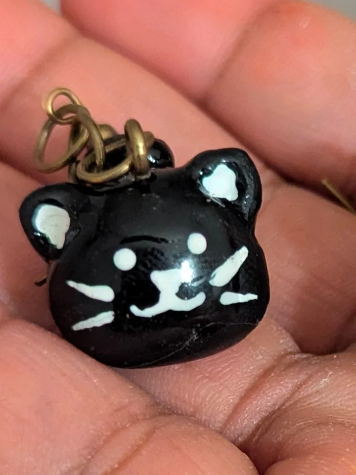 Cat Head Earrings – Handmade Polymer Clay | Cute Cat Lover Jewelry product image (1)