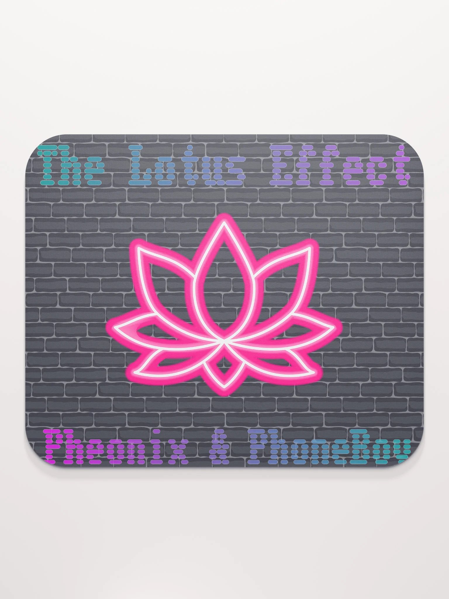 Lotus Efect Mouse Pad Black product image (2)