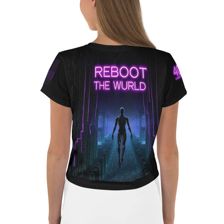 Delete Humanity Crop Graphic Tee product image (2)