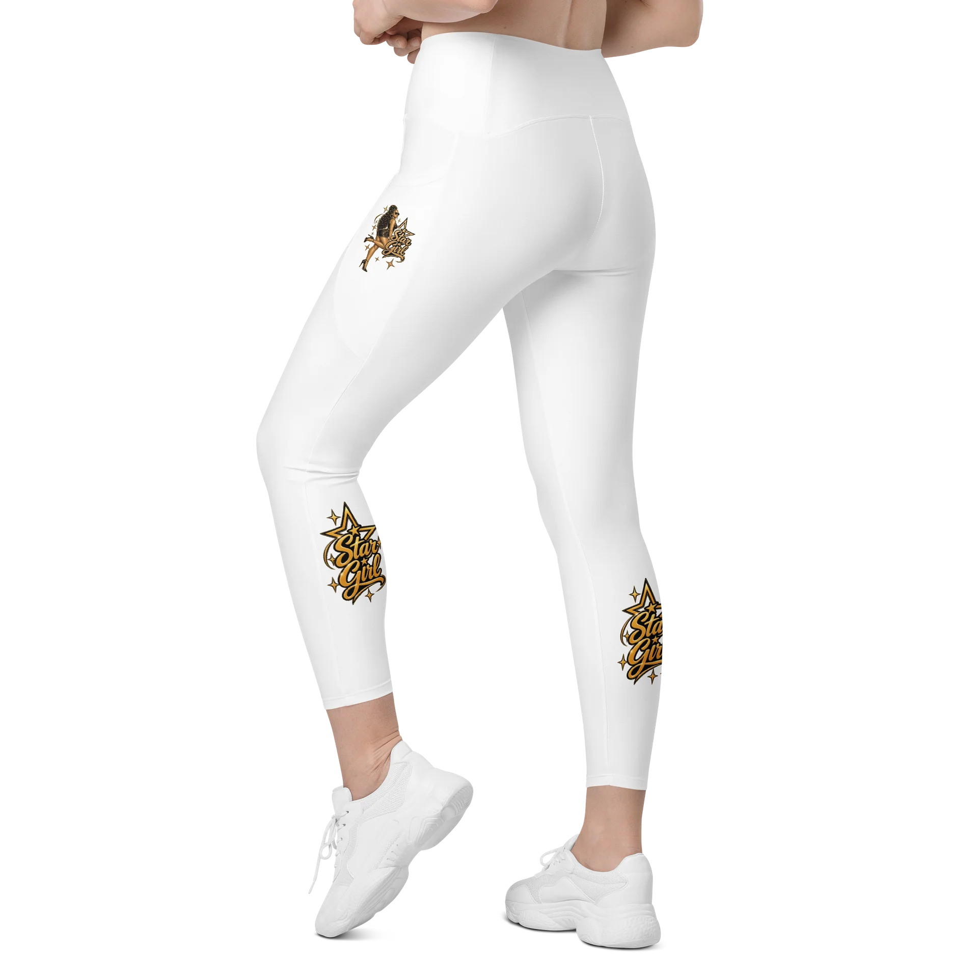 Star Girl Crossover Leggings with Pockets product image (4)
