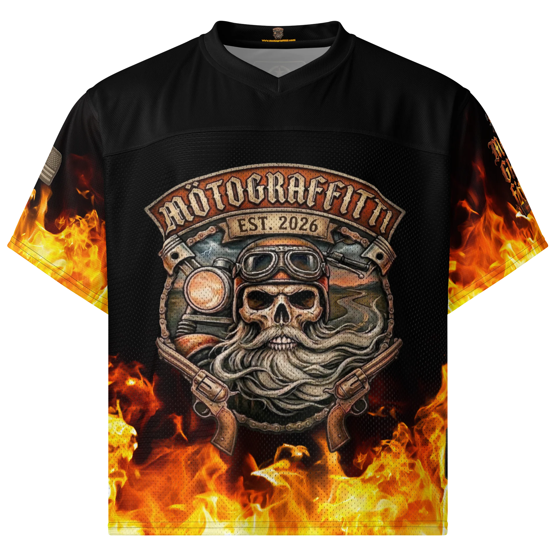 MötoGraffitti MotoMan Football Jersey product image (1)