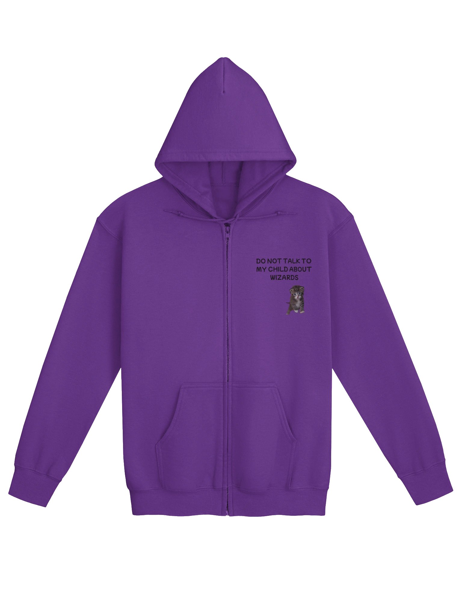 Do Not Talk to My Child About Wizards Zip Hoodie product image (2)