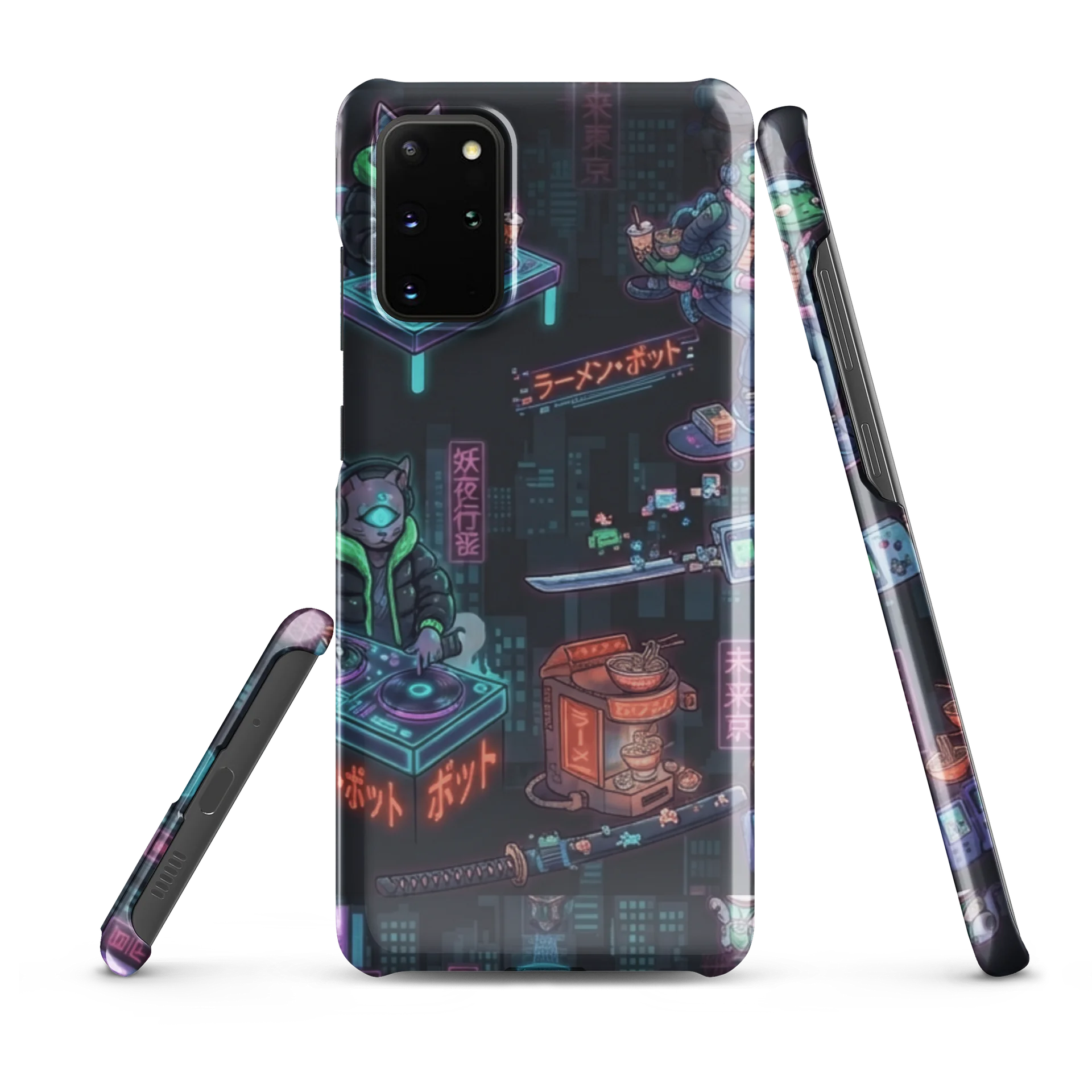 Urban Yōkai Neon Cyberpunk Premium Samsung Galaxy Case product image (6)