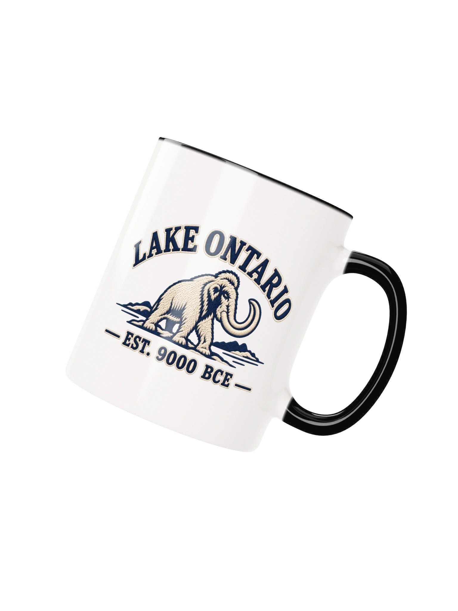 Lake Ontario Mammoth Ceramic Mug — Black Inside product image (2)