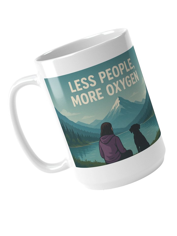 Less People More Oxygen White Mug product image (1)