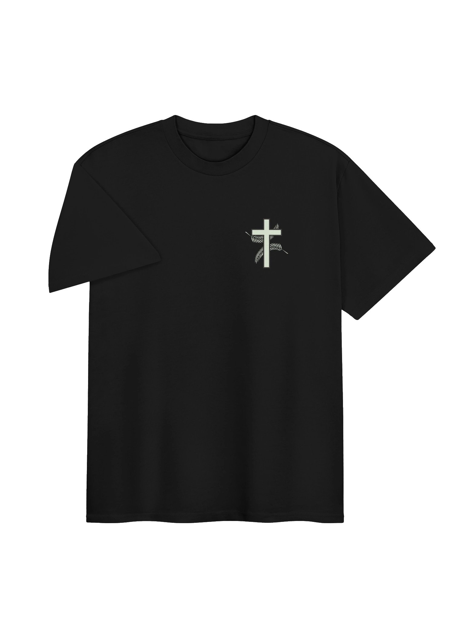 Jesus Is Lord Back Graphic Hoodie | Minimal Front Cross Unisex Sweatshirt product image (23)