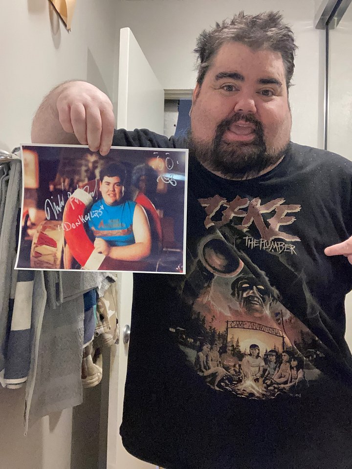 OG ZEKE THE PLUMBER 3XL SIGNED 1st Print 2013 FRIGHT RAGS NIGHTMARE TEE + AUTOGRAPHED PHOTO product image (1)