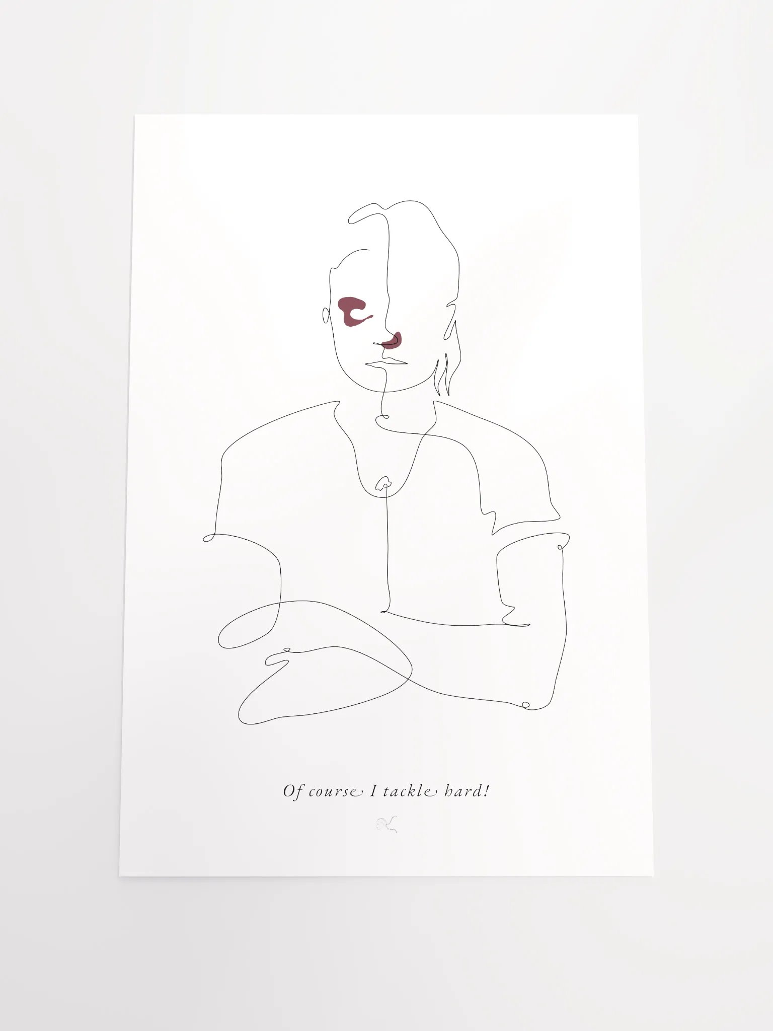 TACKLE HARD <3 Poster product image (1)