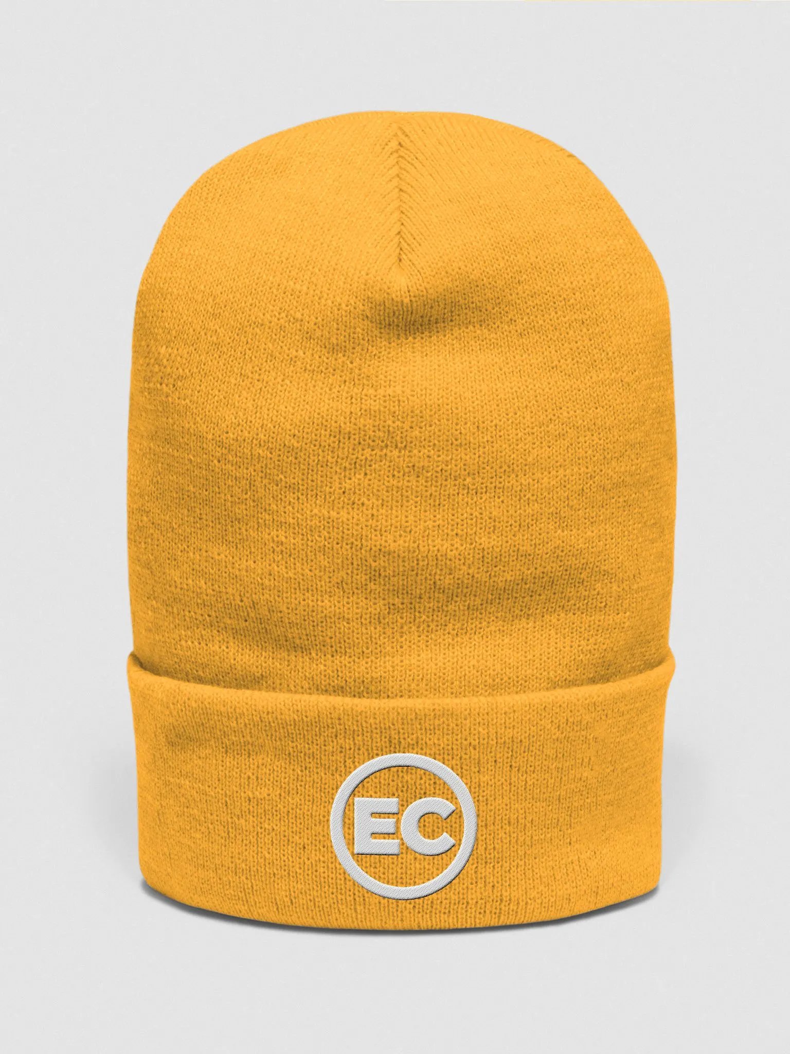 EC White Logo Cuffed Beanie product image (16)