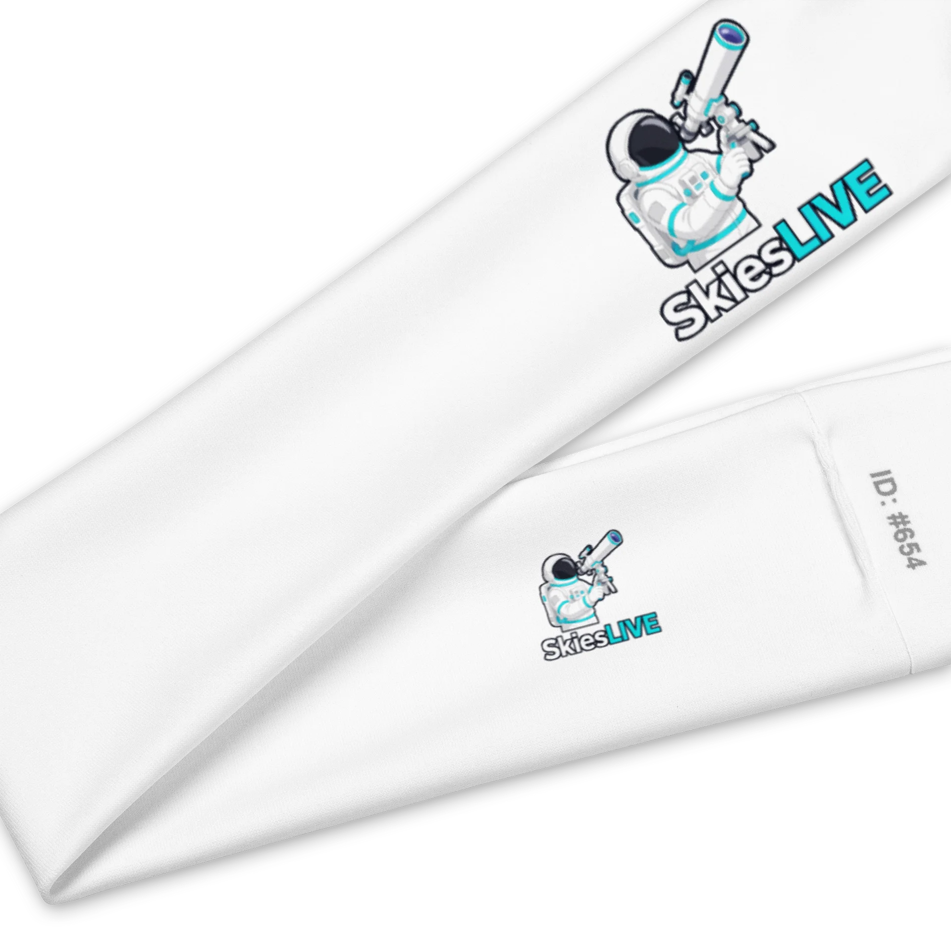 SkiesLIVE Astronaut Headband (White) product image (3)