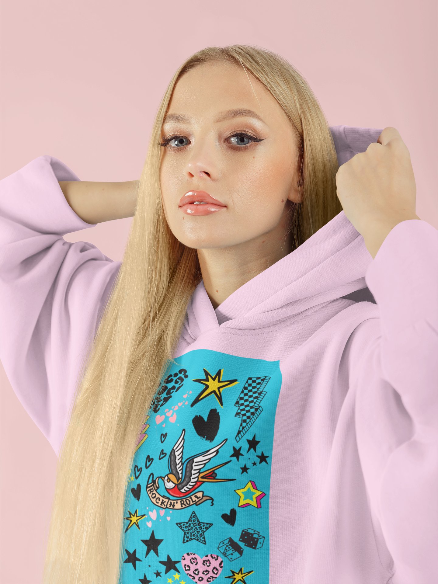 Rock'n Roll Gildan Classic Hoodie - Unisex product image (1)