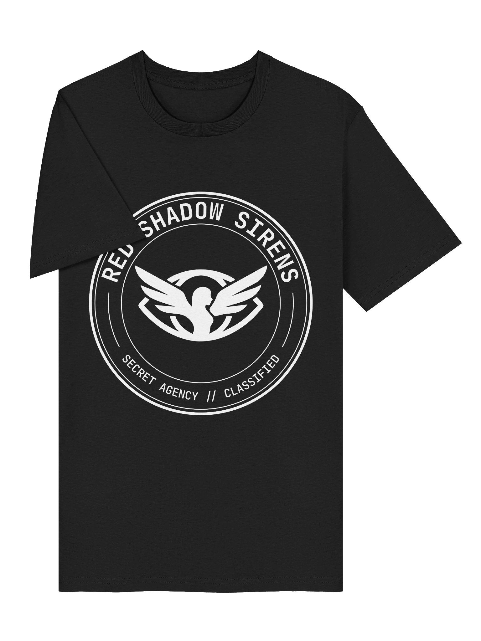 Organic cotton t-shirt (agency roundel logo, white) product image (5)