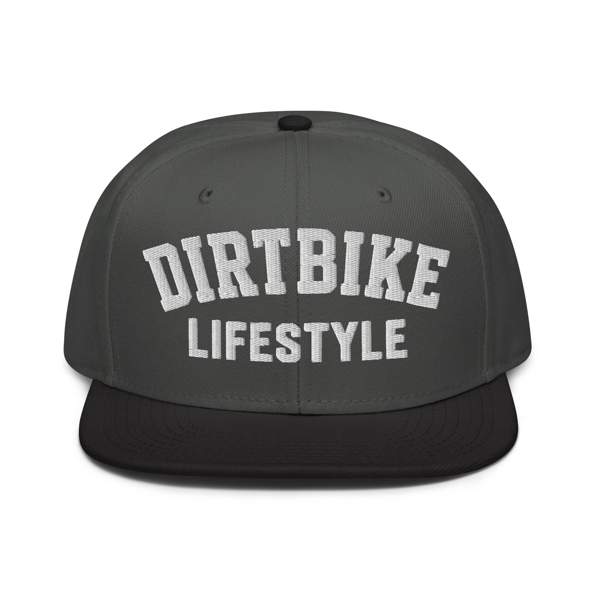 Dirtbike Lifestyle Snapback – White Edition product image (13)
