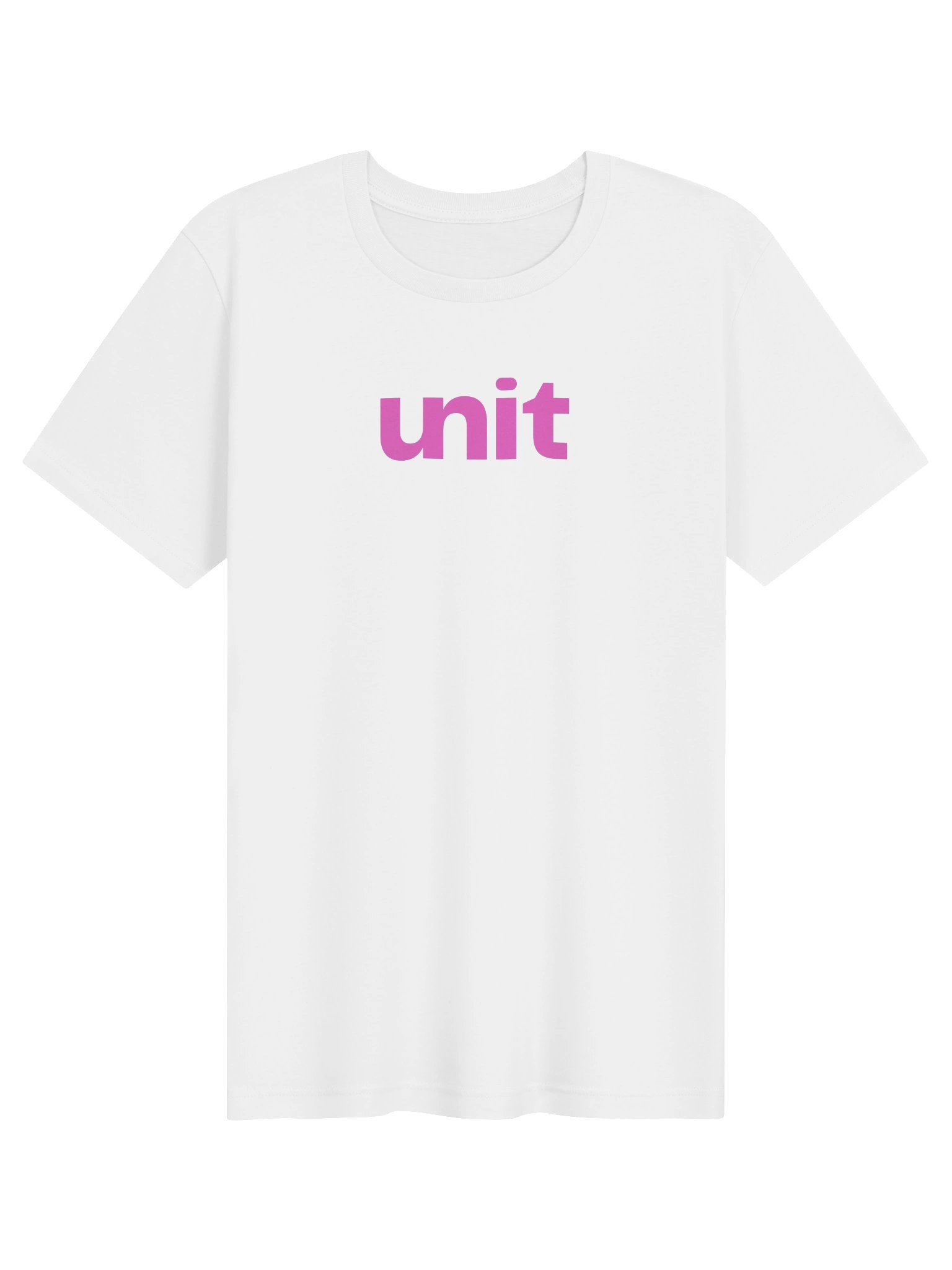 UNIT Team Shirt White PINK product image (1)