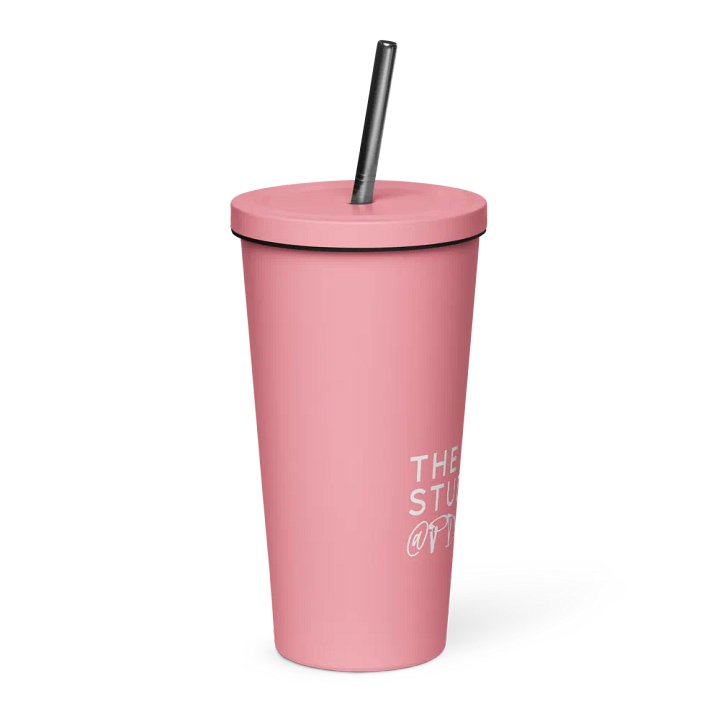Tumbler with Straw | Multiple Colour Options with White Logo product image (2)
