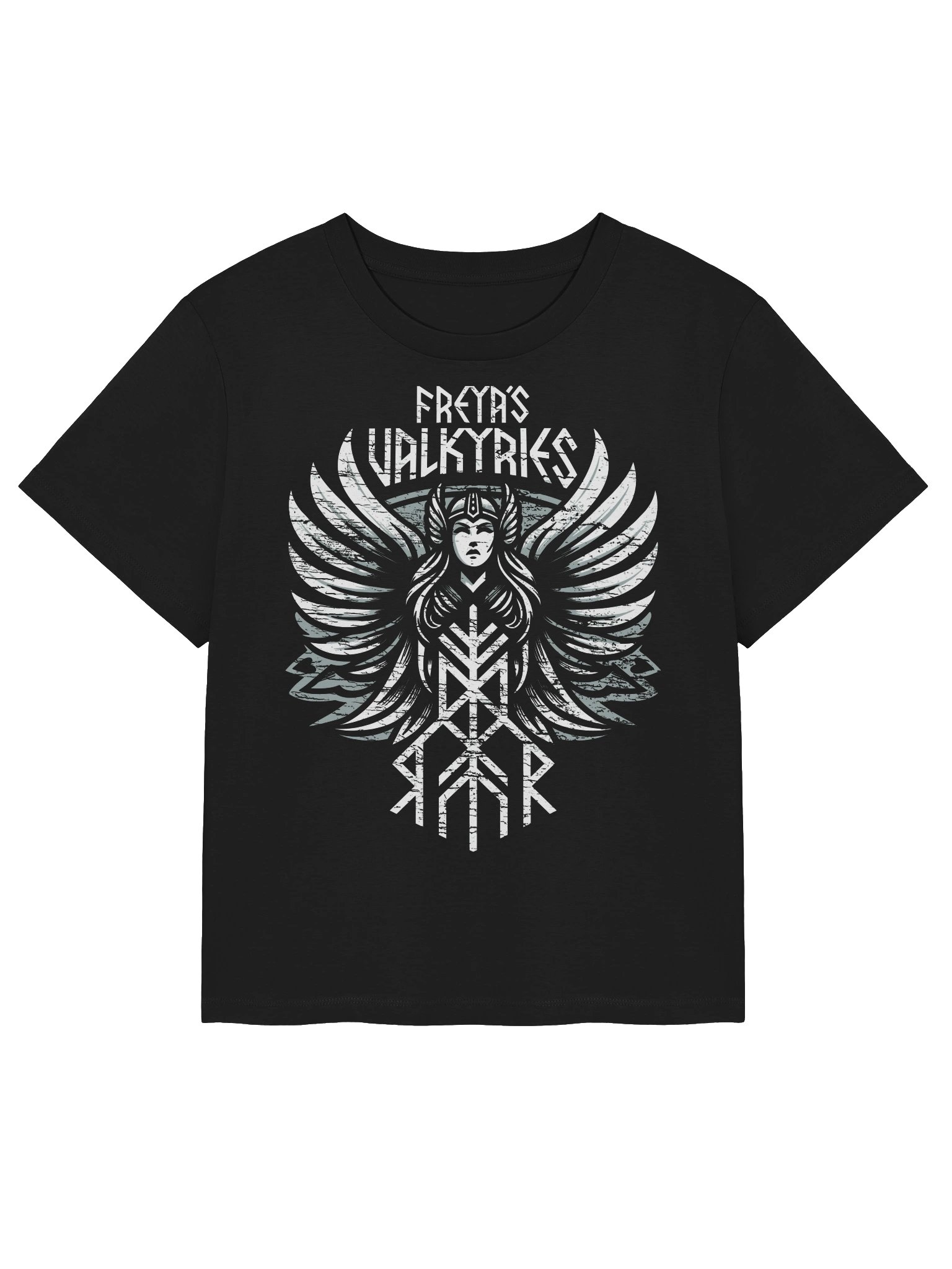 Freya's Valkyries Women's Organic Ribbed Neck T-Shirt product image (3)