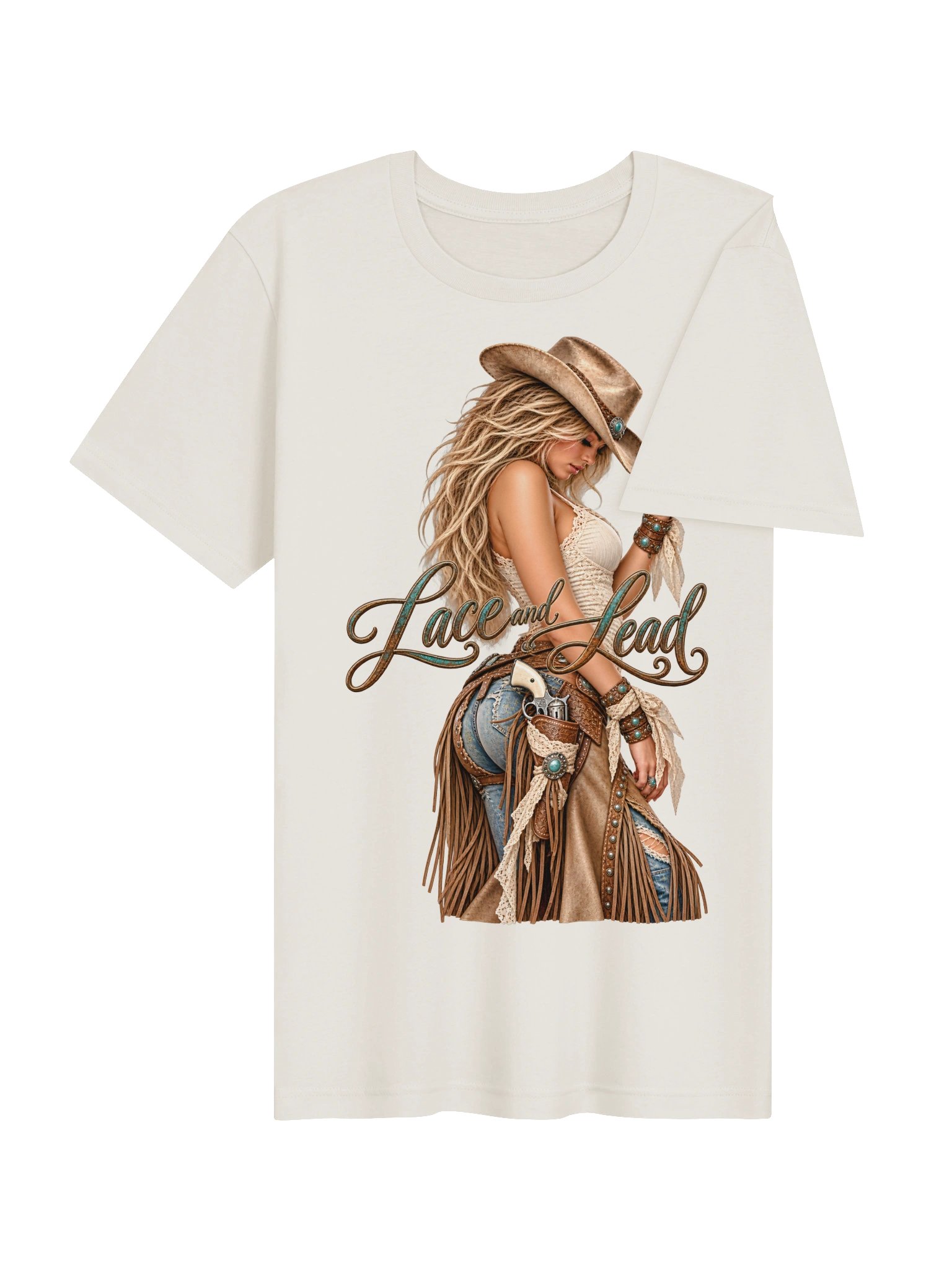 Lace & Lead Cowgirl Tee product image (4)