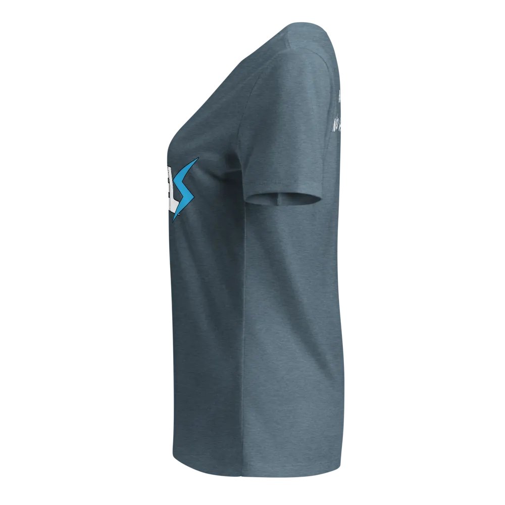Woman's V Neck | Blue Jean | White/Blue product image (7)